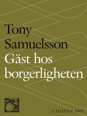 cover image of Gäst hos borgerligheten